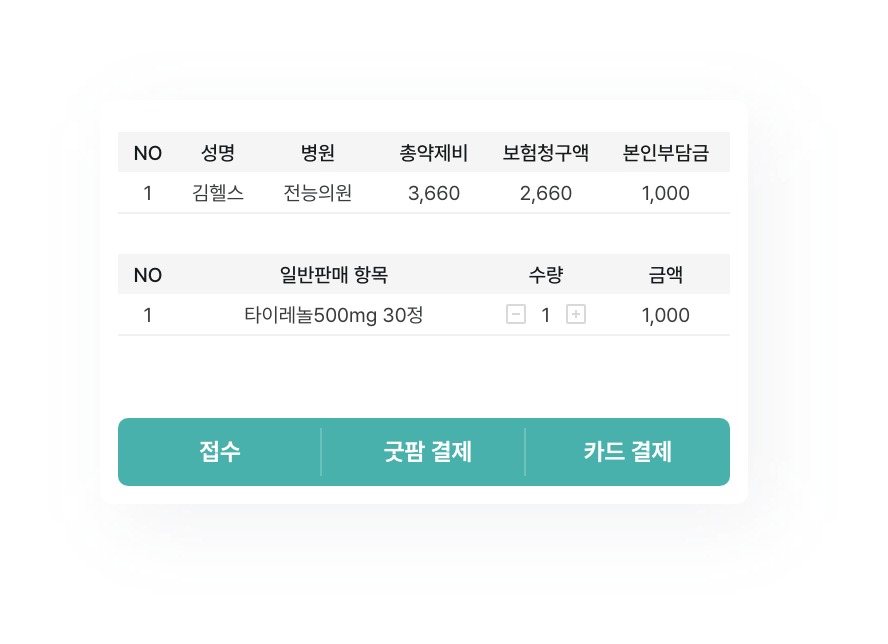 약처방 키오스크 이미지